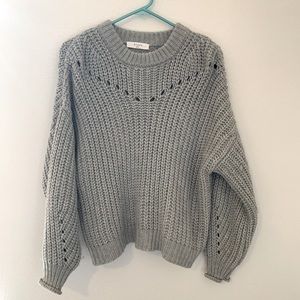 Elodie Open Stitch Pullover Sweater | S